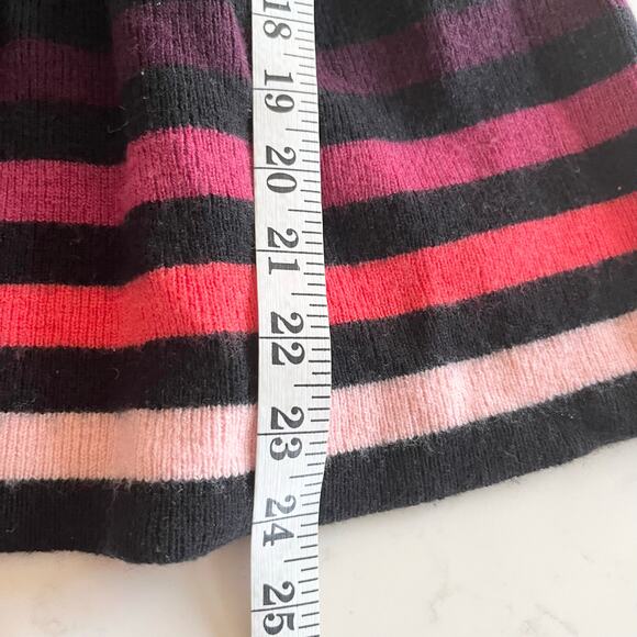 Sonia Rykiel Enfant Wool Multicolor Striped Long Sleeve Dress size 8 - Picture 8 of 10